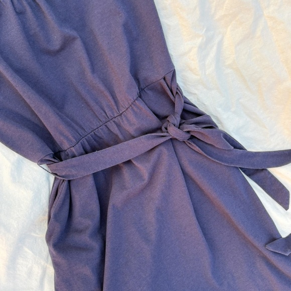 Boden navy blue t-shirt dress, size 4, belted - Picture 6 of 10